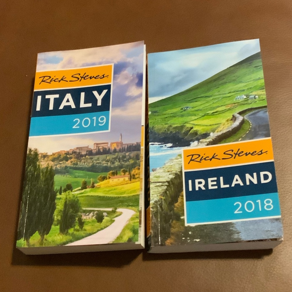 Rick Steves Travel Guidebooks Set of two